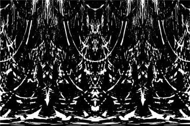 siyah ve beyaz soyut grunge arkaplan monokrom çizimi