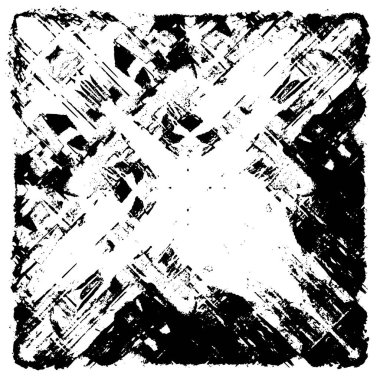 siyah ve beyaz soyut grunge arkaplan monokrom çizimi