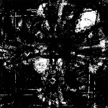 siyah ve beyaz soyut grunge arkaplan monokrom çizimi