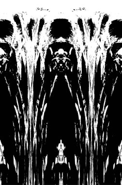 siyah ve beyaz soyut grunge arkaplan monokrom çizimi