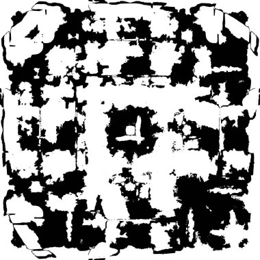 siyah ve beyaz soyut grunge arkaplan monokrom çizimi