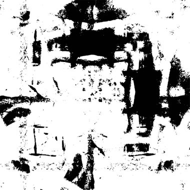 siyah ve beyaz soyut grunge arkaplan monokrom çizimi