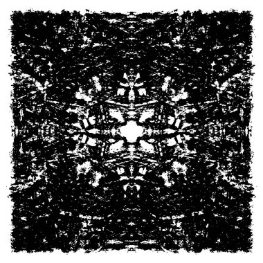 siyah ve beyaz soyut grunge arkaplan monokrom çizimi