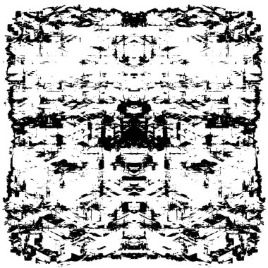 siyah ve beyaz soyut grunge arkaplan monokrom çizimi