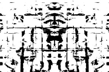 siyah ve beyaz soyut grunge arkaplan monokrom çizimi