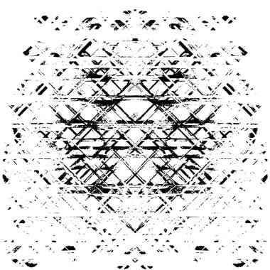 siyah ve beyaz soyut grunge arkaplan monokrom çizimi