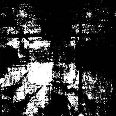 siyah ve beyaz soyut grunge arkaplan monokrom çizimi
