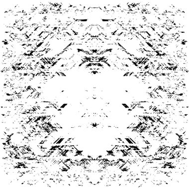 siyah ve beyaz soyut grunge arkaplan monokrom çizimi