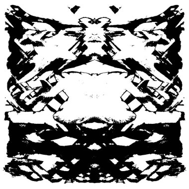 siyah ve beyaz soyut grunge arkaplan monokrom çizimi