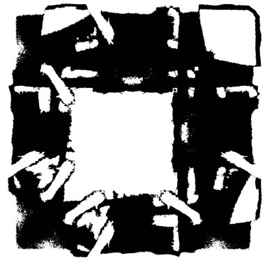 siyah ve beyaz soyut grunge arkaplan monokrom çizimi