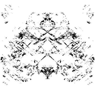 siyah ve beyaz soyut grunge arkaplan monokrom çizimi