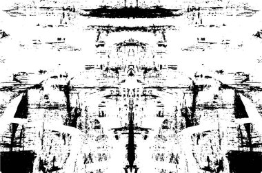 siyah ve beyaz soyut grunge arkaplan monokrom çizimi