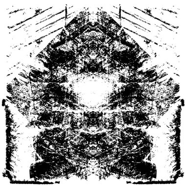 siyah ve beyaz soyut grunge arkaplan monokrom çizimi