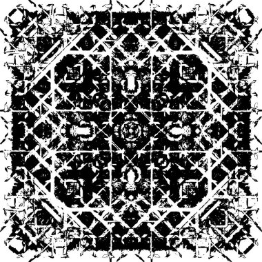 siyah ve beyaz soyut grunge arkaplan monokrom çizimi