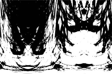 siyah ve beyaz soyut grunge arkaplan monokrom çizimi