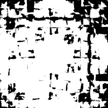 siyah ve beyaz soyut grunge arkaplan monokrom çizimi