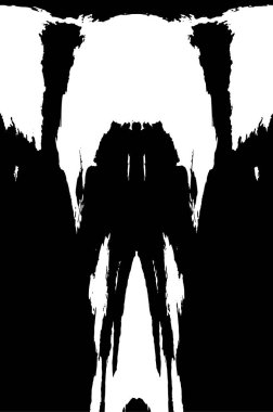 Kusursuz soyut siyah beyaz desen