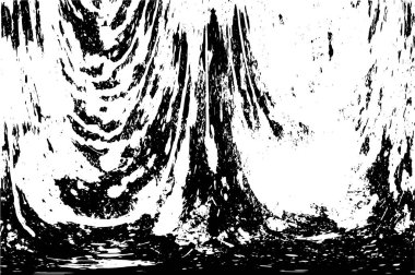 Kusursuz soyut siyah beyaz desen