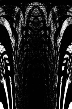 Kusursuz soyut siyah beyaz desen