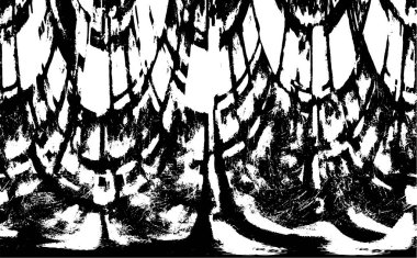 Kusursuz soyut siyah beyaz desen