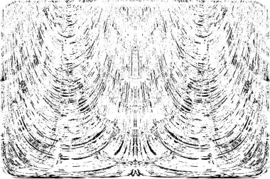 Grunge dikey olarak simetrik siyah beyaz doku. Tek renkli yıpranmış kaplama deseni. 