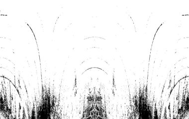 Grunge dikey olarak simetrik siyah beyaz doku. Tek renkli yıpranmış kaplama deseni. 