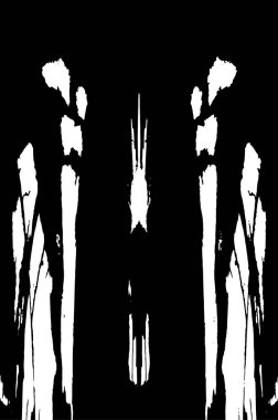 Çizik ve çiziklerle dolu siyah beyaz bir arka plan. Soyut vektör illüstrasyonu.