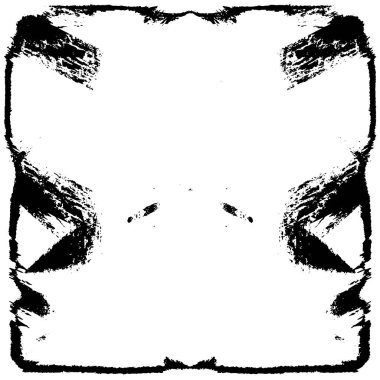 Çizik ve çiziklerle dolu siyah beyaz bir arka plan. Soyut vektör illüstrasyonu.