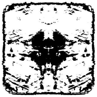 Çizik ve çiziklerle dolu siyah beyaz bir arka plan. Soyut vektör illüstrasyonu.