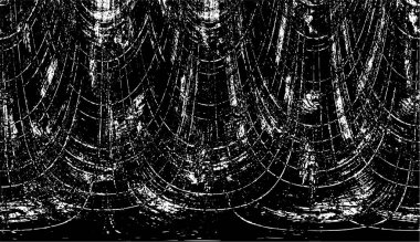 Çizik ve çiziklerle dolu siyah beyaz bir arka plan. Soyut vektör illüstrasyonu.