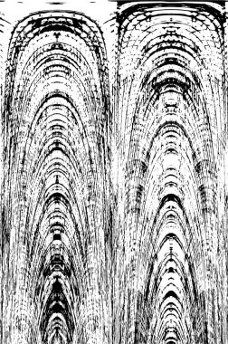 Kusursuz soyut siyah beyaz desen