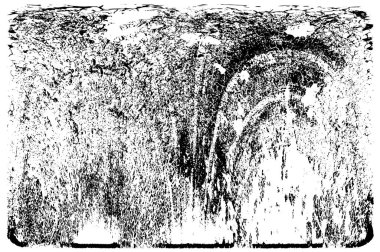 Çizik ve çiziklerle dolu siyah beyaz bir arka plan. Soyut vektör illüstrasyonu.