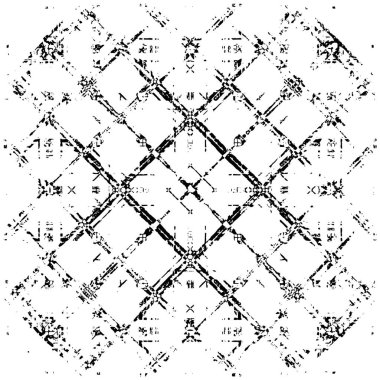 Çizik ve çiziklerle dolu siyah beyaz bir arka plan. Soyut vektör illüstrasyonu.