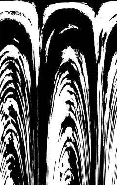 Çizik ve çiziklerle dolu siyah beyaz bir arka plan. Soyut vektör illüstrasyonu.