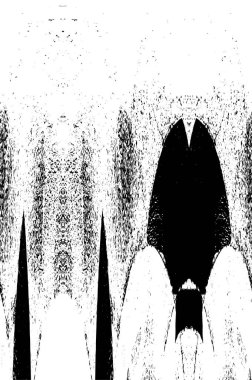 Çizik ve çiziklerle dolu siyah beyaz bir arka plan. Soyut vektör illüstrasyonu.