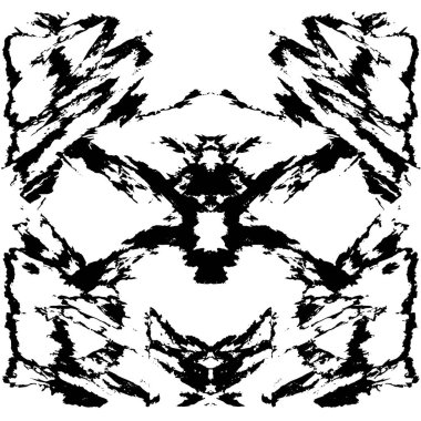 Çizik ve çiziklerle dolu siyah beyaz bir arka plan. Soyut vektör illüstrasyonu.