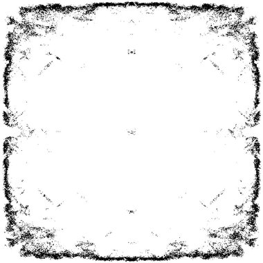 Çizik ve çiziklerle dolu siyah beyaz bir arka plan. Soyut vektör illüstrasyonu.