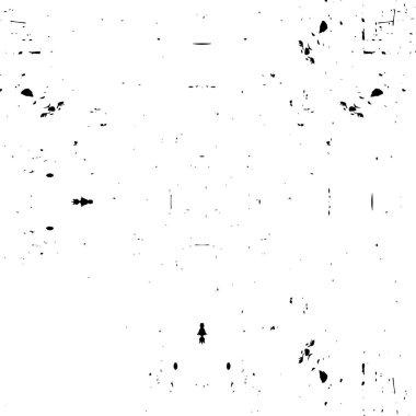 Çizik ve çiziklerle dolu siyah beyaz bir arka plan. Soyut vektör illüstrasyonu.