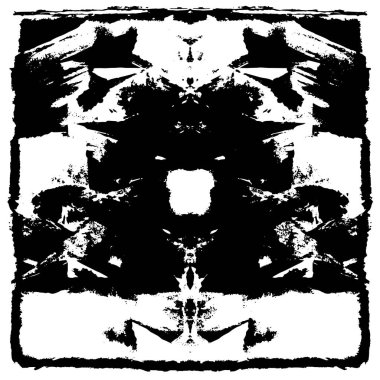 Çizik ve çiziklerle dolu siyah beyaz bir arka plan. Soyut vektör illüstrasyonu.