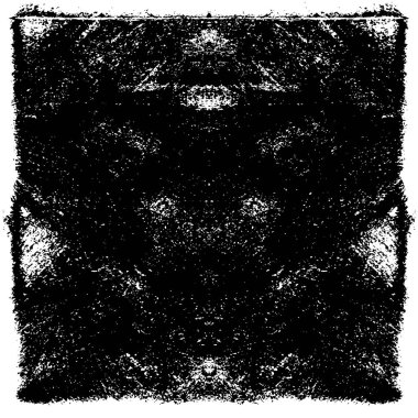 Çizik ve çiziklerle dolu siyah beyaz bir arka plan. Soyut vektör illüstrasyonu.