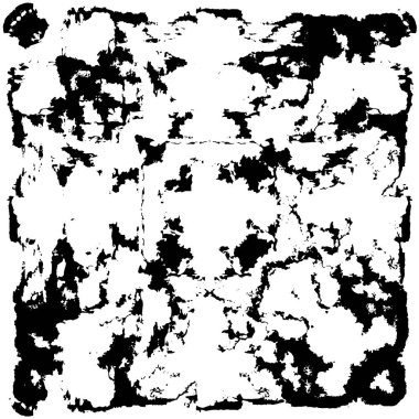 Çizik ve çiziklerle dolu siyah beyaz bir arka plan. Soyut vektör illüstrasyonu.