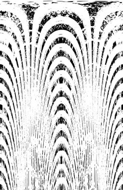 Çizik ve çiziklerle dolu siyah beyaz bir arka plan. Soyut vektör illüstrasyonu.