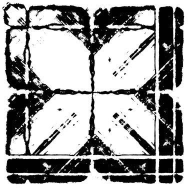 Çizik ve çiziklerle dolu siyah beyaz bir arka plan. Soyut vektör illüstrasyonu.