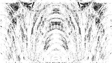 Çizik ve çiziklerle dolu siyah beyaz bir arka plan. Soyut vektör illüstrasyonu.