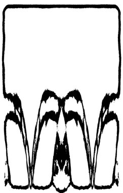 Çizik ve çiziklerle dolu siyah beyaz bir arka plan. Soyut vektör illüstrasyonu.