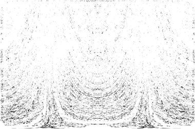 Grunge dikey olarak simetrik siyah beyaz doku. Tek renkli yıpranmış kaplama deseni. 