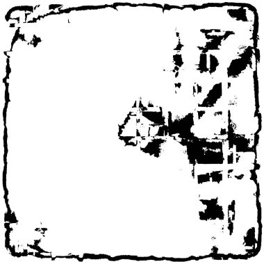 Çizik ve çiziklerle dolu siyah beyaz bir arka plan. Soyut vektör illüstrasyonu.