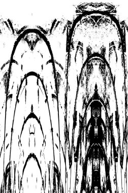 Kusursuz soyut siyah beyaz desen