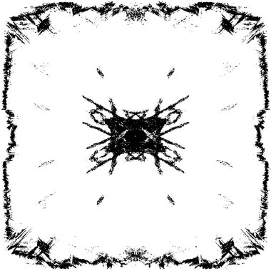 Gelecekçi soyut grunge geometrik modern desen 