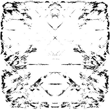 Gelecekçi soyut grunge geometrik modern desen 